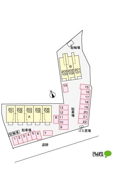 メゾン・ド・ＫＯＵ　Ａ（106） 駐車場