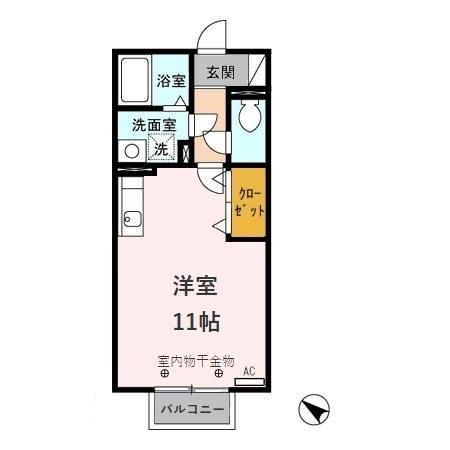 アバンテ（206） 間取り図画像