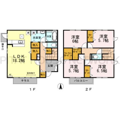  間取り図写真