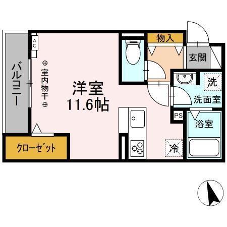サンシャインヒルズ昭和町（302） 間取り図画像