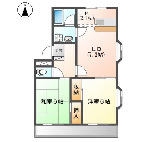レジェンドＳｈｉｋｉｔａ 間取り図画像