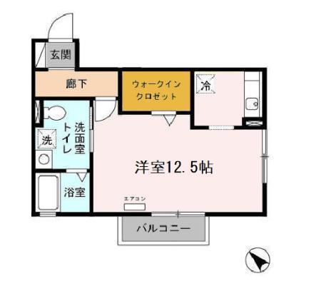 リビングタウン東郷　Ｃ（202） 間取り図画像