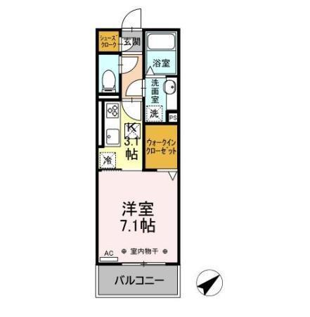 Ｐ・Ｓ・Ｈ（102） 間取り図画像