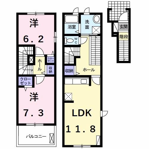 アネックス（201） 間取り図画像