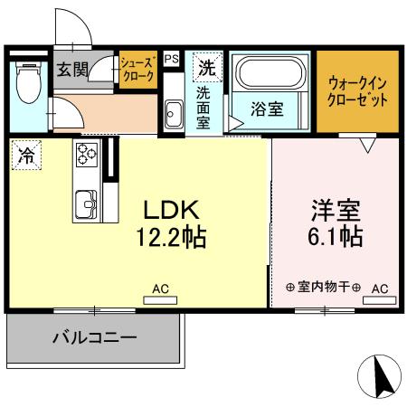 シャロンⅢ（202） 間取り図画像