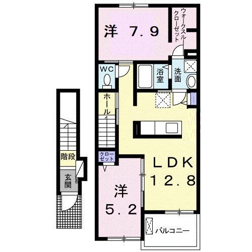 プランドールⅡ（202） 間取り図画像