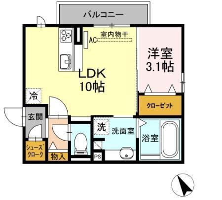 Grace（301） 間取り図画像