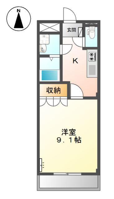 ＳＵＮ　ＦＬＯＷＥＲ　Ｉ（アイ） 間取り図画像