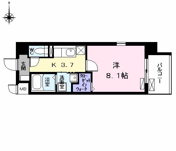ノイグランツＤ（501） 間取り図画像