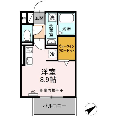 グランピュア土橋（201） 間取り図画像