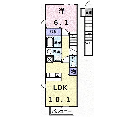 大樹（205） 間取り図画像