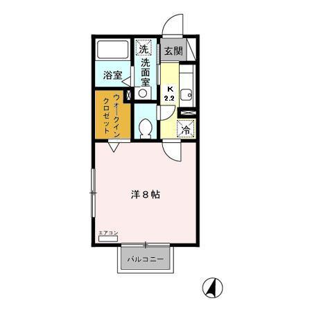 プチメゾン塩釜（205） 間取り図画像