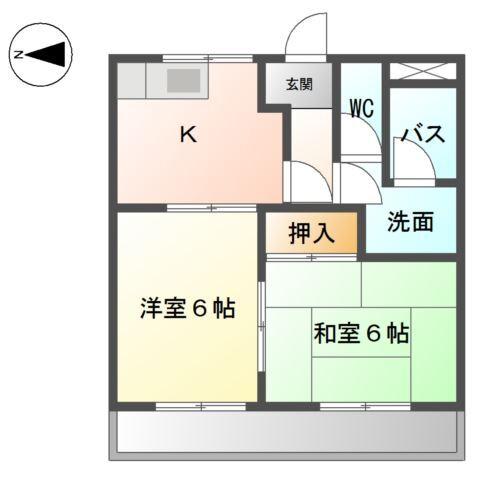 ボンヌシャンス 間取り図画像