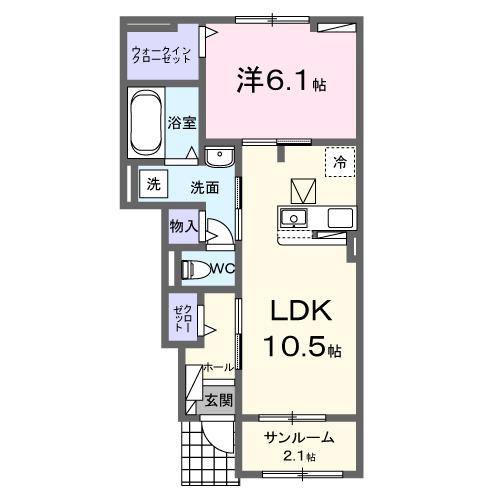 シエル聖心（102） 間取り図画像