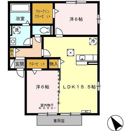 エトワール香久山（101） 間取り図画像