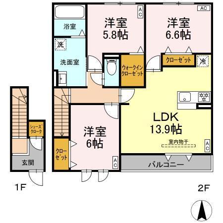  間取り図写真