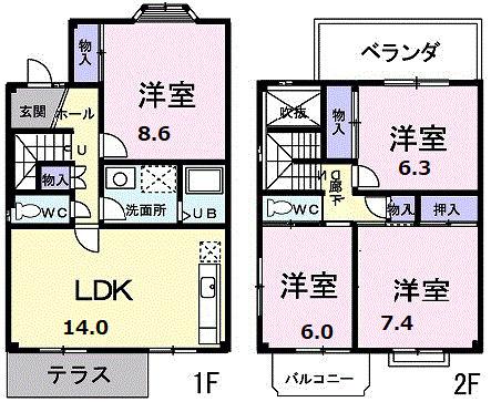  間取り図写真