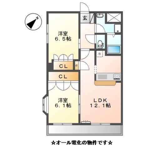 ビレッジあじき 間取り図画像