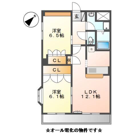ビレッジあじき 間取り図画像