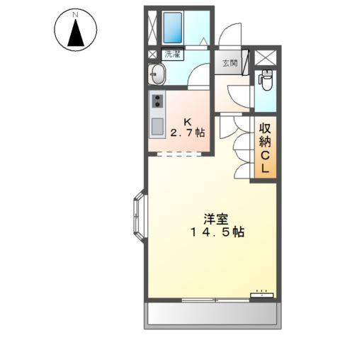セントラル アパートメント 間取り図画像