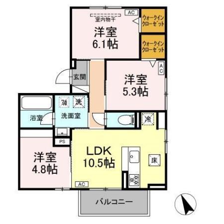  間取り図写真