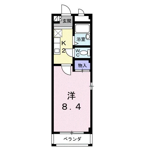 リヴェールマキ（101） 間取り図画像