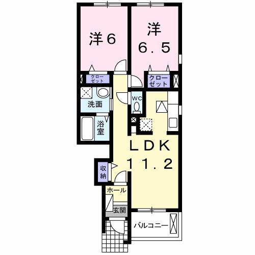 ソレイユ荒田（102） 間取り図画像