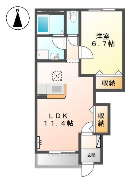 ペルラ　ベルチモ 間取り図画像