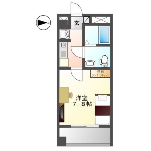 リバパレス鶴舞 間取り図画像