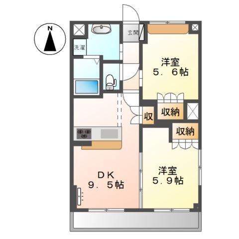 リセス　ヴィレッジ 間取り図画像