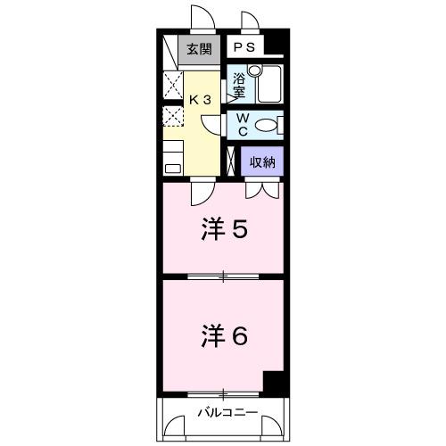 第２メゾンあらかわ（305） 間取り図画像