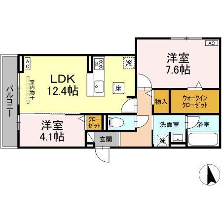 ホルン（101） 間取り図画像
