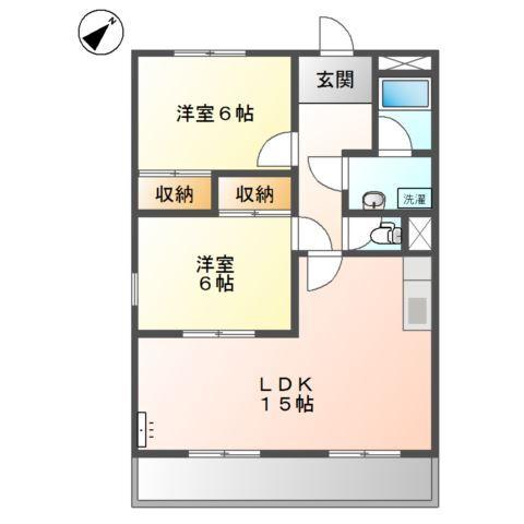 エスポア保呂 間取り図画像