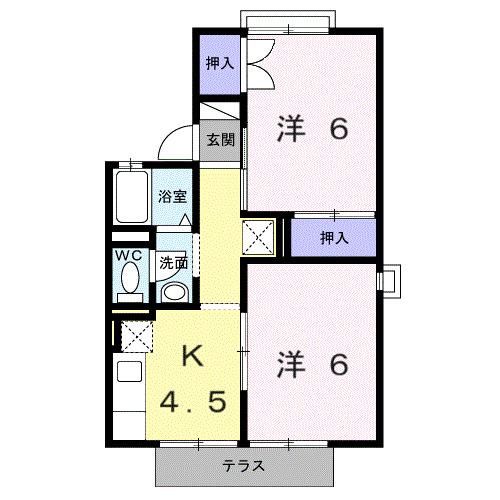 サンライズ（101） 間取り図画像
