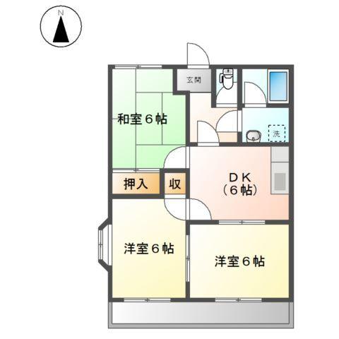 シャインヒルズ滝ノ水 間取り図画像