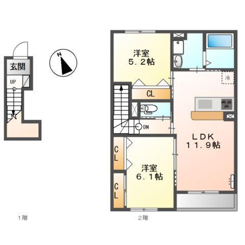ＰＡＬＧＥ 間取り図画像