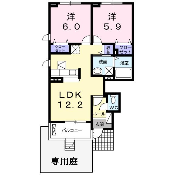 シュティール緑山（101） 間取り図画像