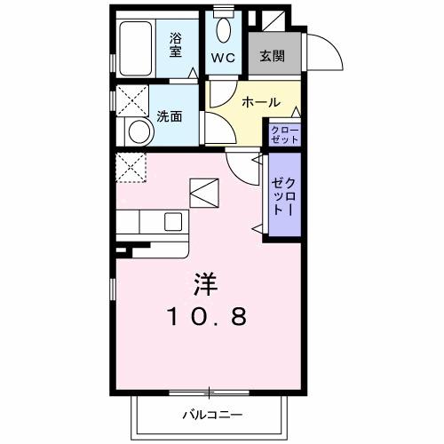 ワイズスクエアＢ（B-10） 間取り図画像
