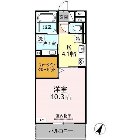 ＴＨＥ　ＦＩＲＳＴ（305） 間取り図画像