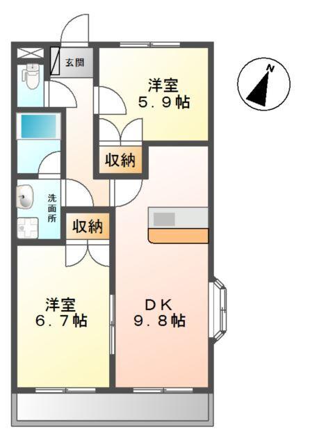 エクセル９ 間取り図画像