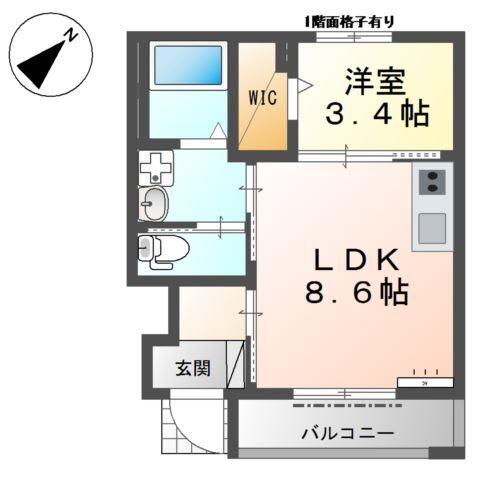 フリーダム天王 間取り図画像