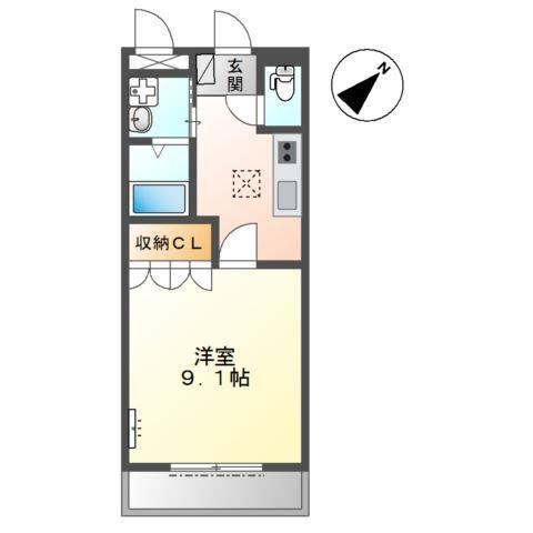 サンハイツ折坂 間取り図画像