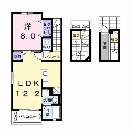 ラペ（303） 間取り図画像