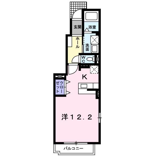 ミニョン　ソレイユ（101） 間取り図画像