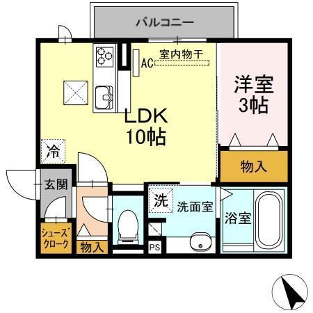 Grace（106） 間取り図画像