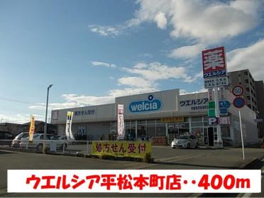 ウエルシア薬局平松本町店：400m