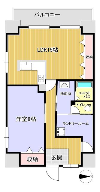 新築のような最新の流行を取り入れた間取りです♪