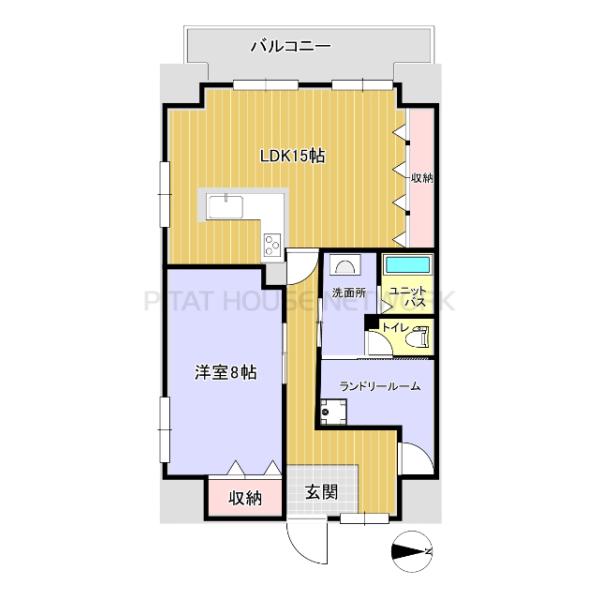 新築のような最新の流行を取り入れた間取りです♪