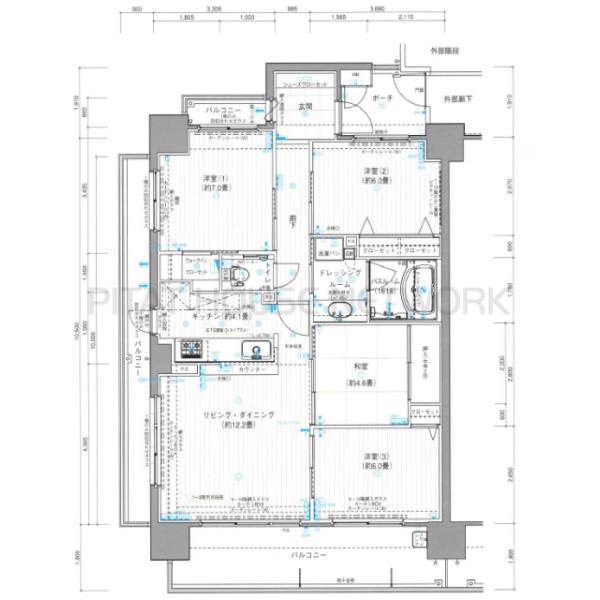 サーパス日乃出町　角部屋　※写真準備中