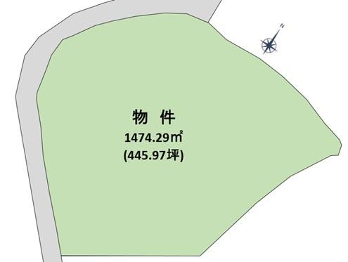 三島市沢地　売土地 区画図